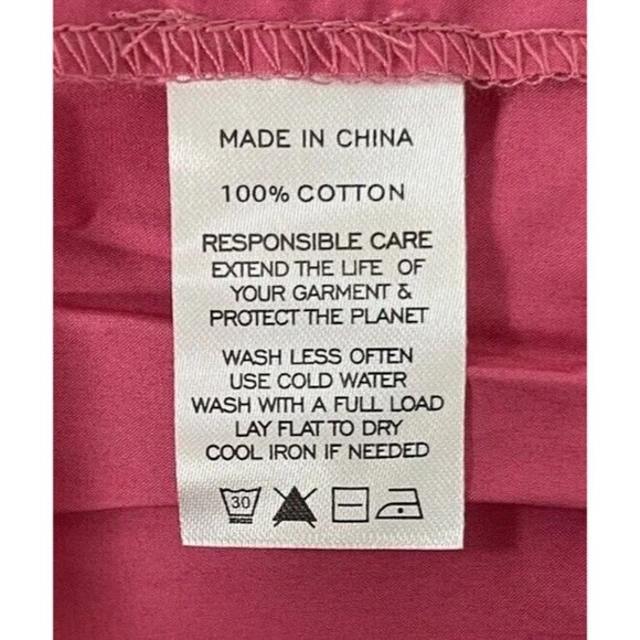 Hill House Home Lipstick Pink The Anjuli Nap Prairie Maxi Dress Size M NWT - Picture 7 of 8